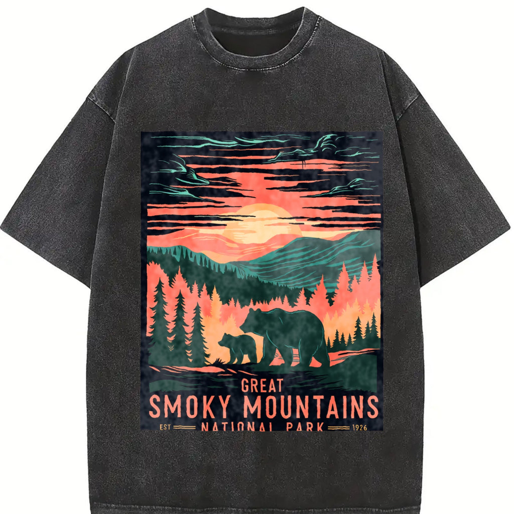 Short-sleeved For A Bear Vintage Washed T-Shirt product image 2