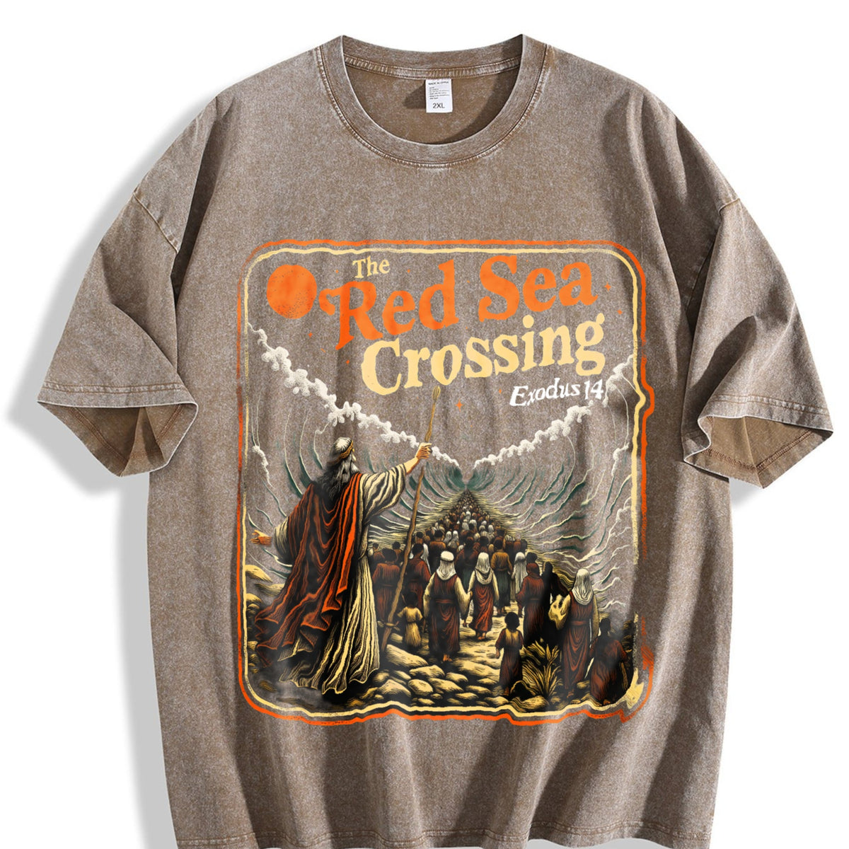 Red Sea Crossing Moses Christian Bible Story Faith Vintage product image 3