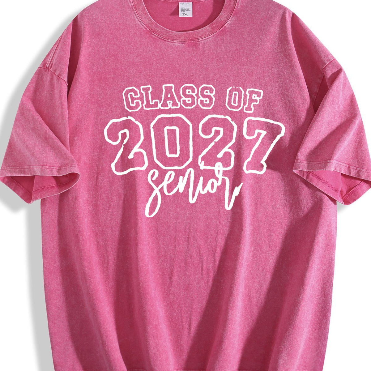 Class of 2027 Senior Vintage Washed T-Shirt product image 7
