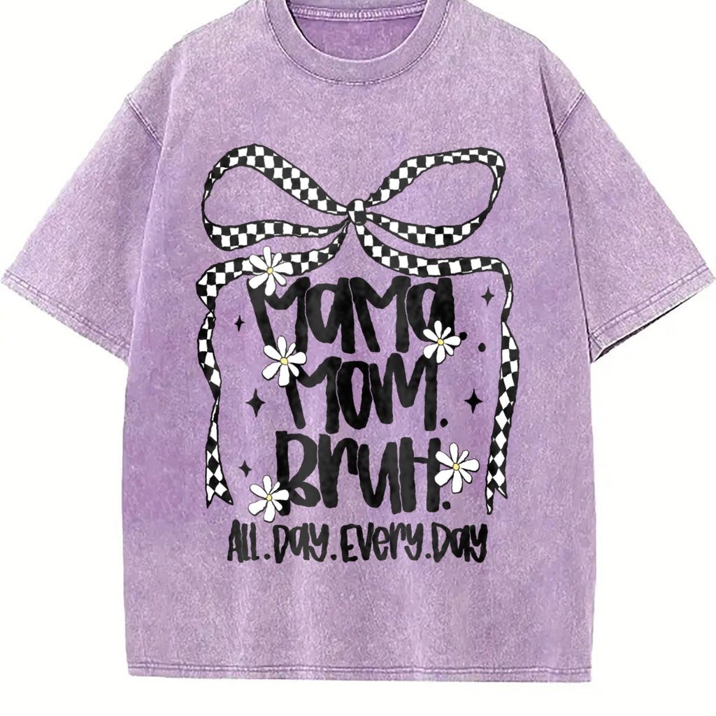Mama Mommy Mom Vintage Washed T-Shirt product image 6