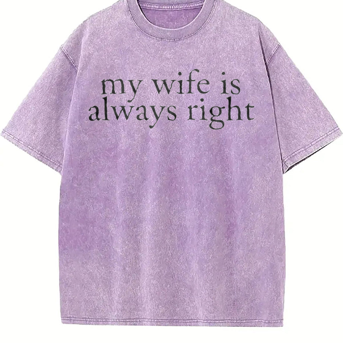 My Wife Is Always Right Vintage Washed T-Shirt product image 6