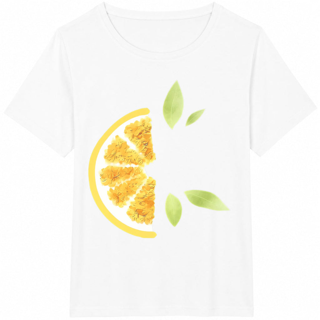 1-piece--watercolor Lemon Slice Cotton T-Shirt product image 2