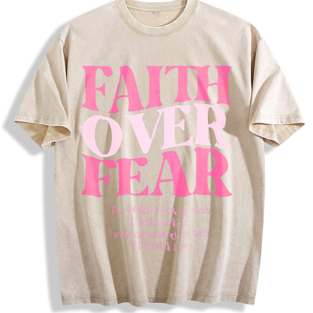 Faith Over Fear Jesus Christian Religious Sayings Bible product image 1