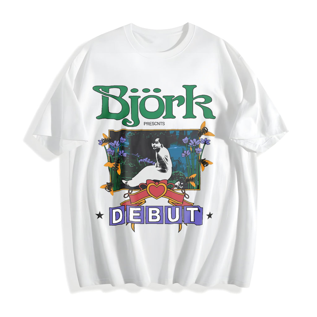 Y2K Bjork Debut Cotton T-Shirt product image 2