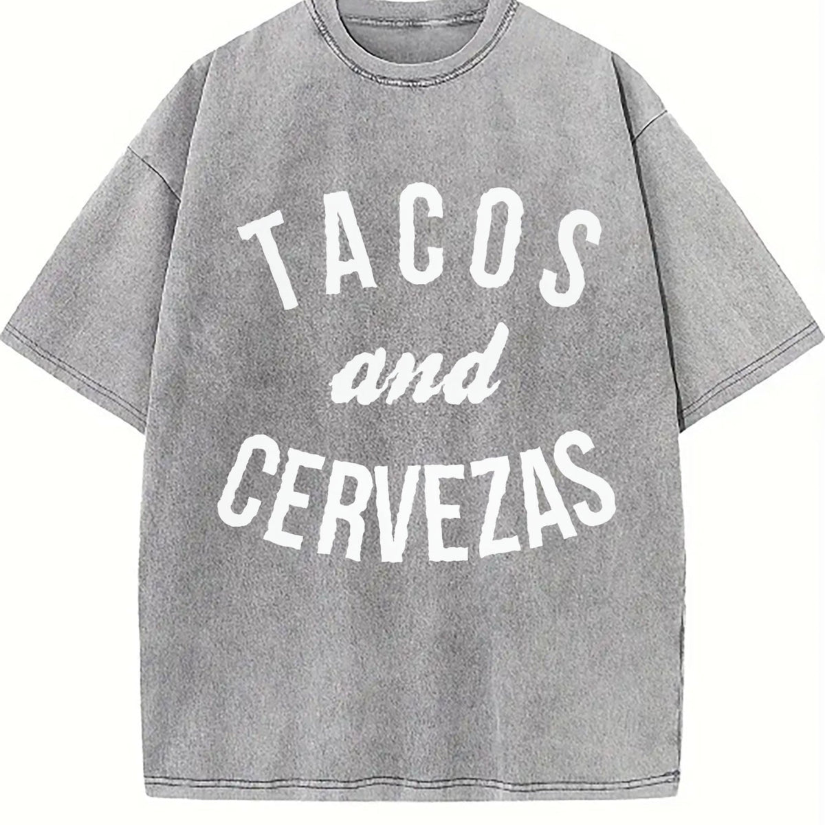 Tacos And Cervezas Funny Vintage Washed T-Shirt product image 5