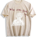 Abstract Who Are You Vintage Washed T-Shirt product image 1