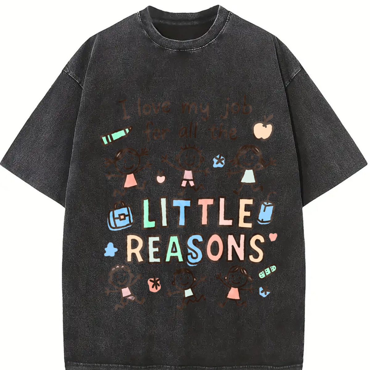 I Love My Job For All The Little Reasons Teacher Vintage product image 2