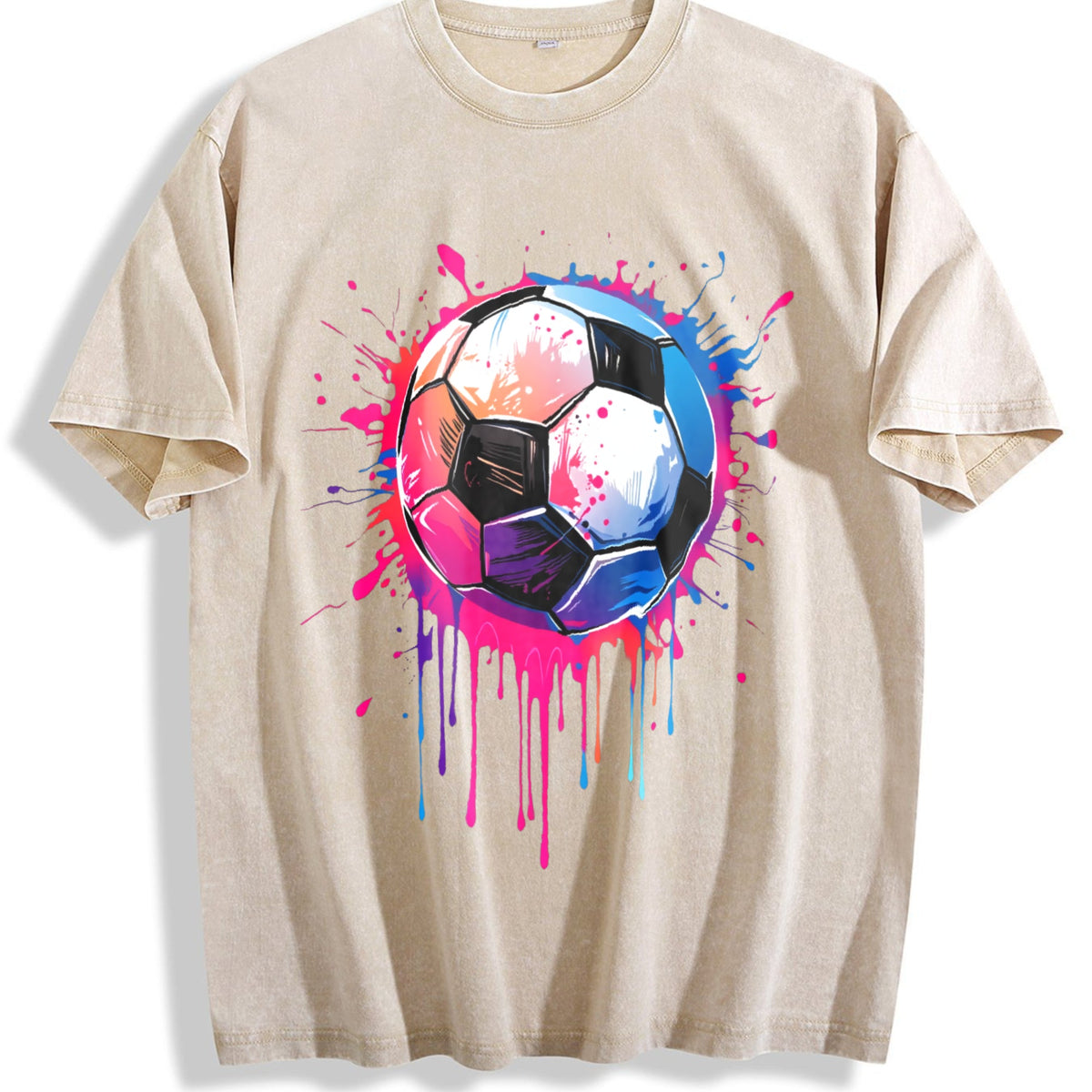 Global Soccer Fan Vintage Washed T-Shirt product image 1