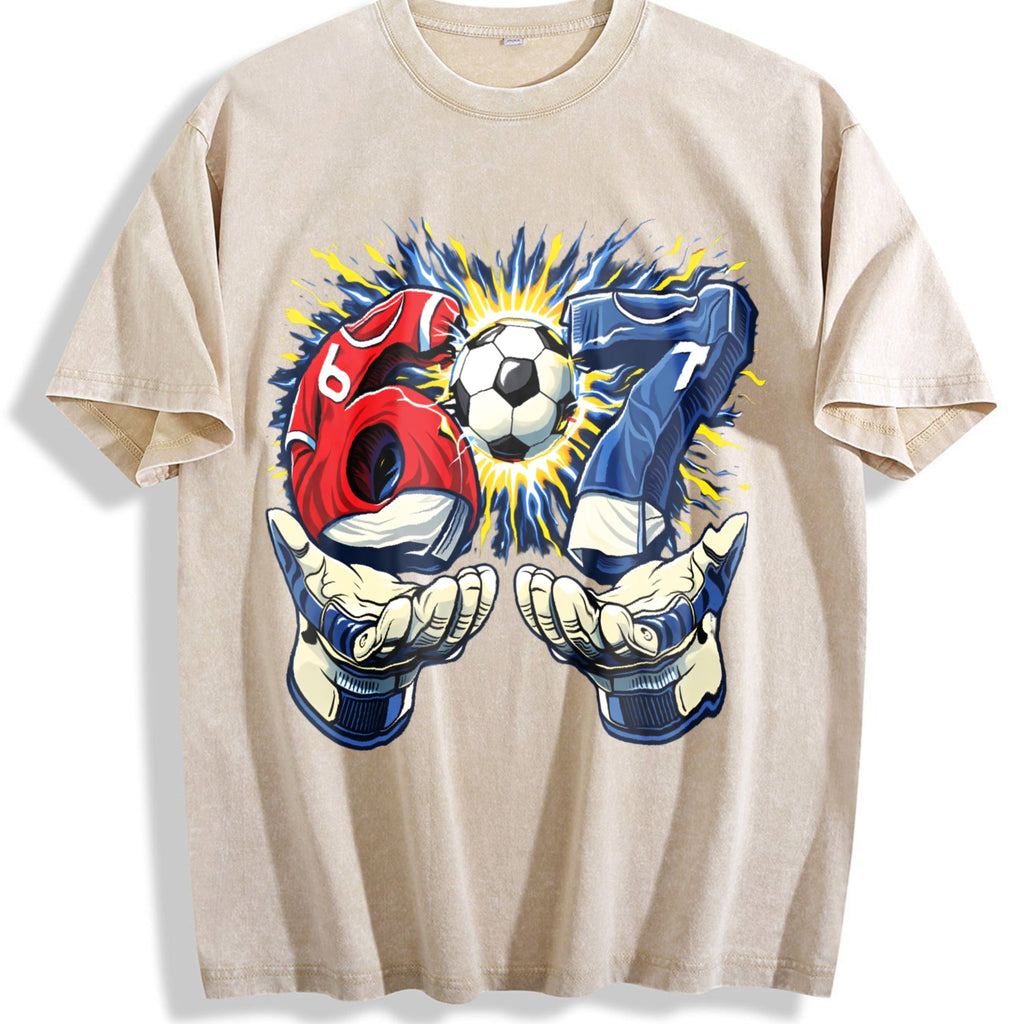 Global Soccer Fan Vintage Washed T-Shirt product image 1