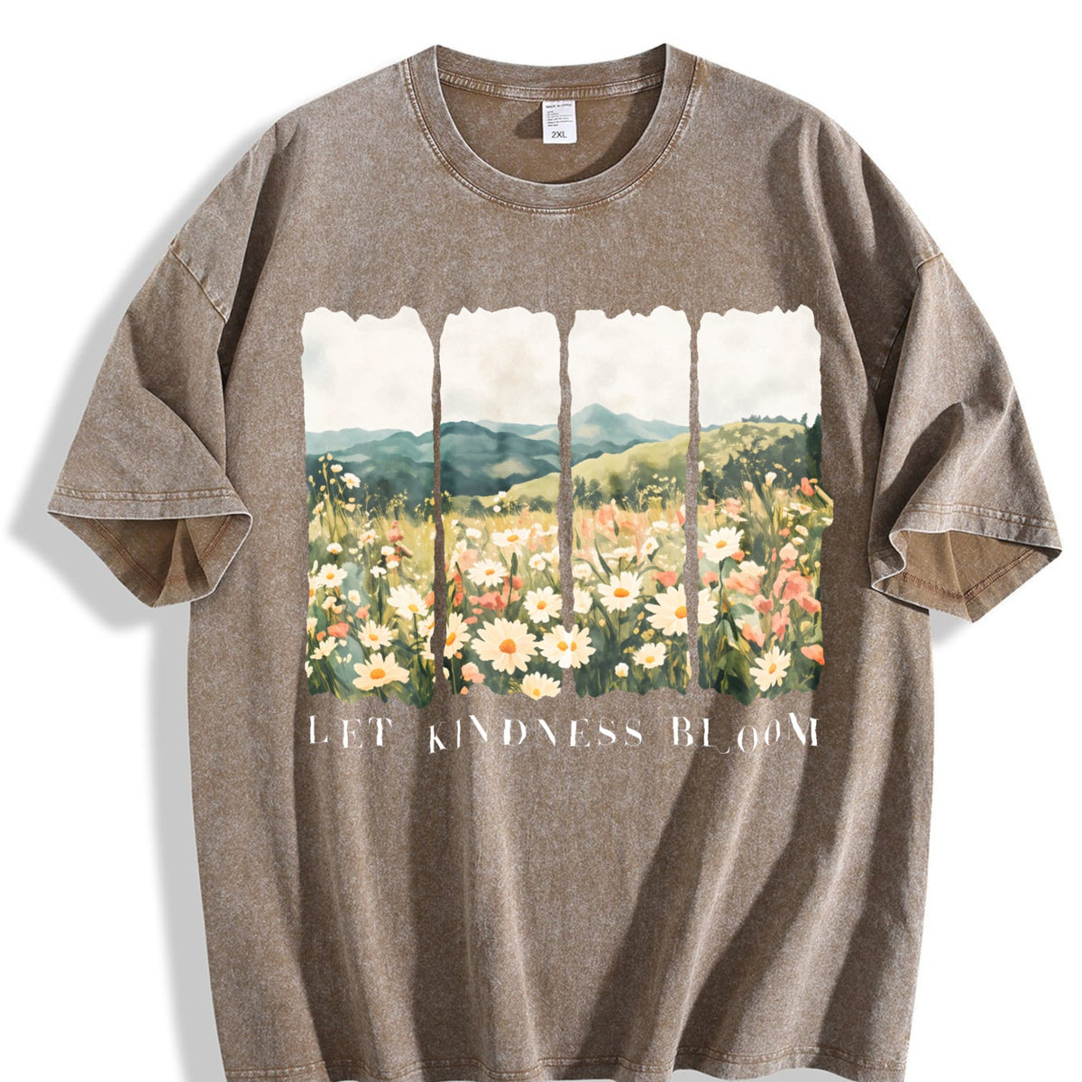 Let Kindness Bloom Vintage Washed T-Shirt product image 3
