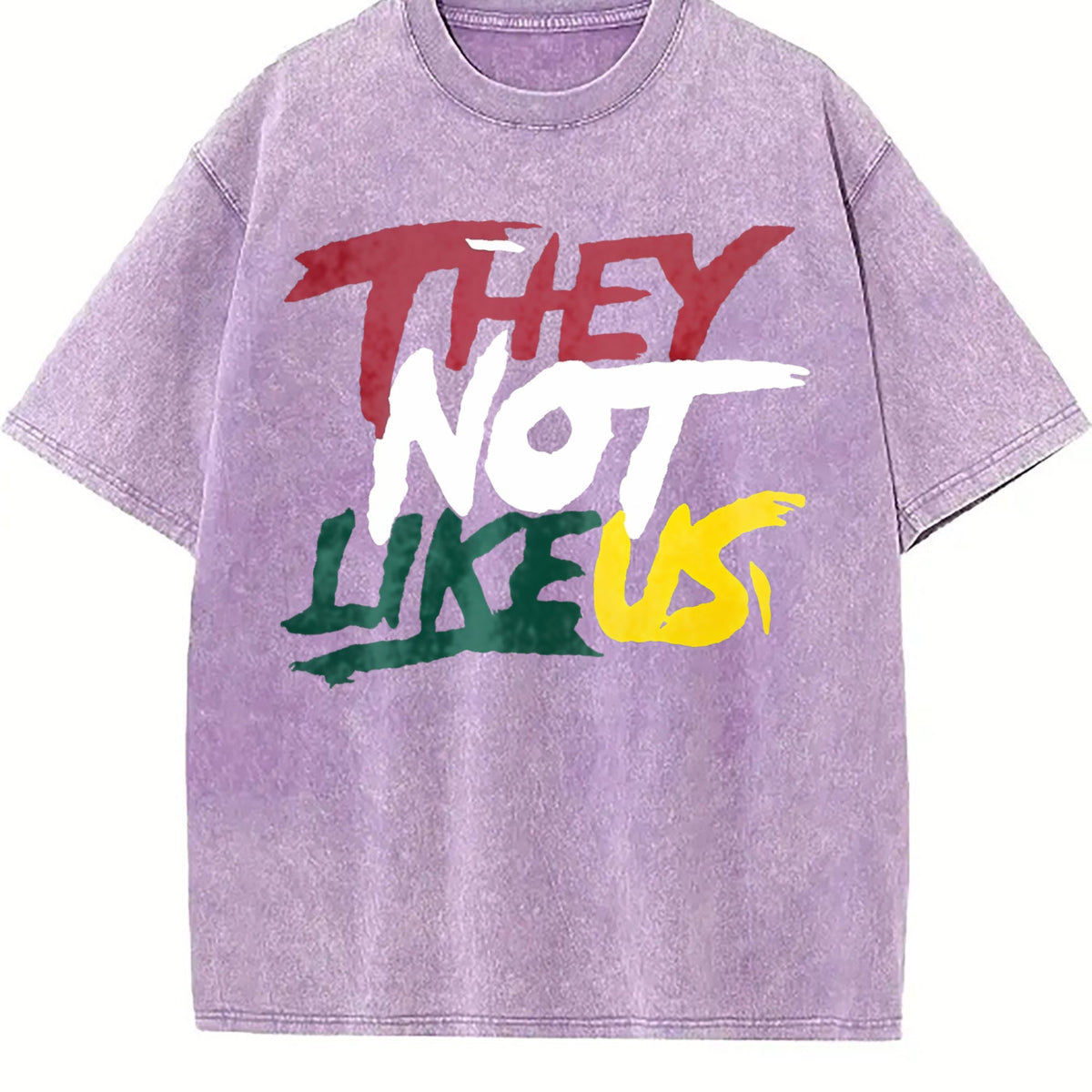 They Not Like US Graffiti Letter Vintage Washed T-Shirt product image 6