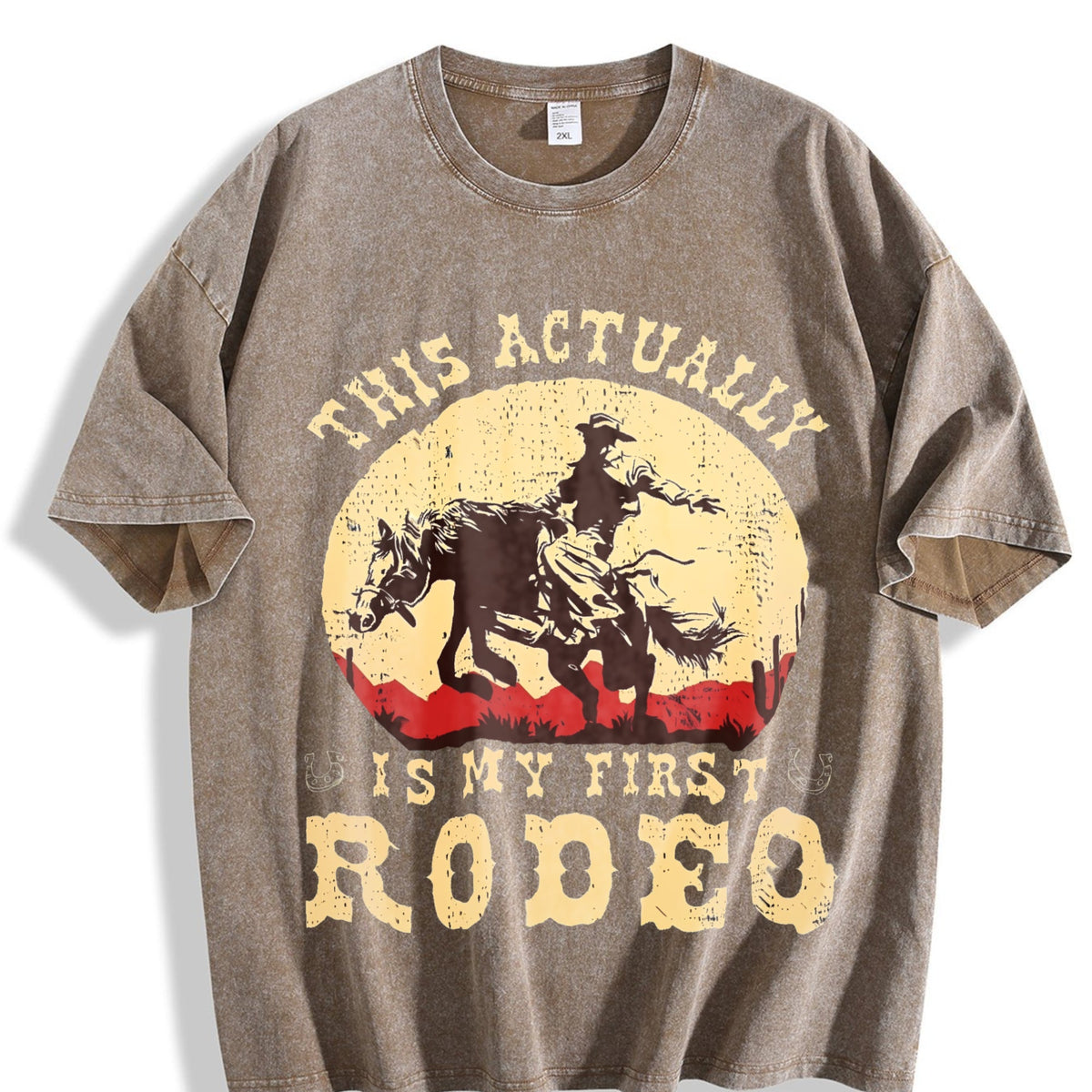 Western This Actually Is My First Rodeo Cowboy Vintage product image 3