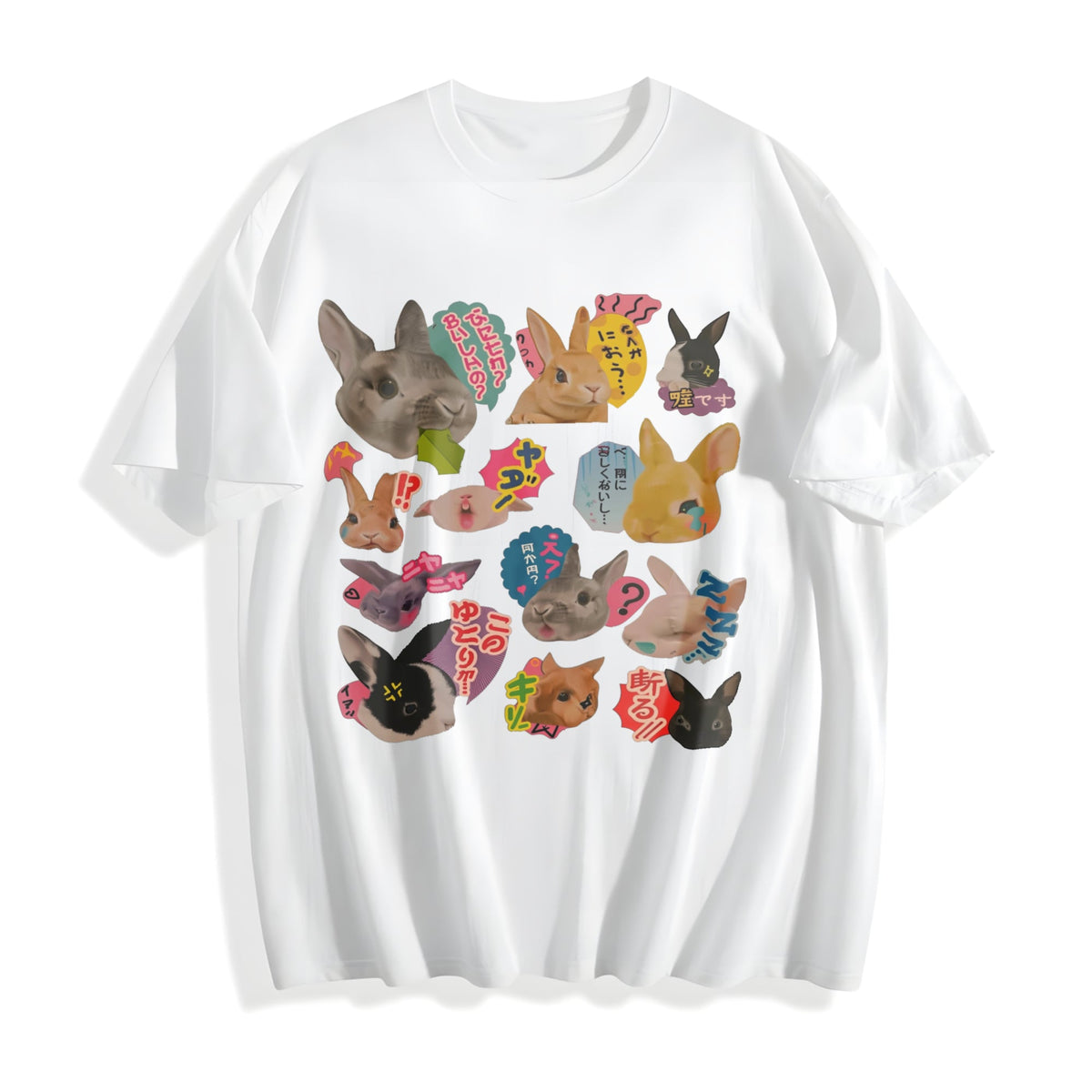 Y2K Bunny 90s Harajuku Cotton T-Shirt product image 2