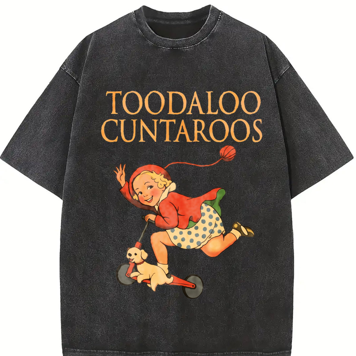 Funny Sarcastic Vintage Washed T-Shirt product image 2