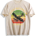 Easily Distracted By Airplanes Vintage Washed T-Shirt product image 1
