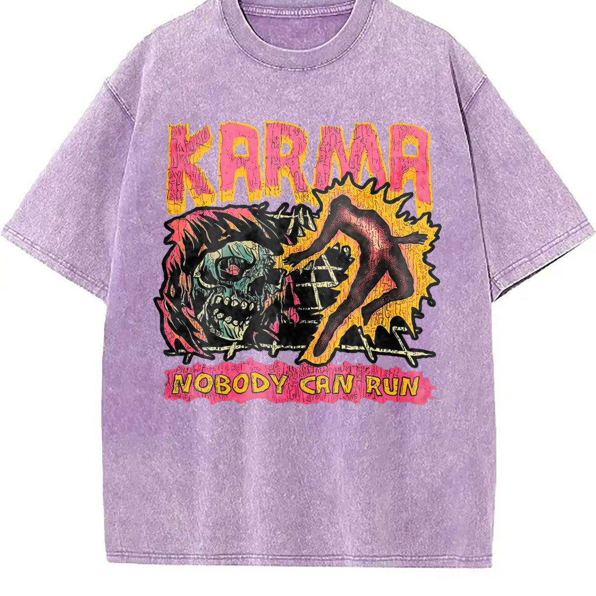 Dark Punk Peripheral High Size Summer Vintage Washed T-Shirt product image 6