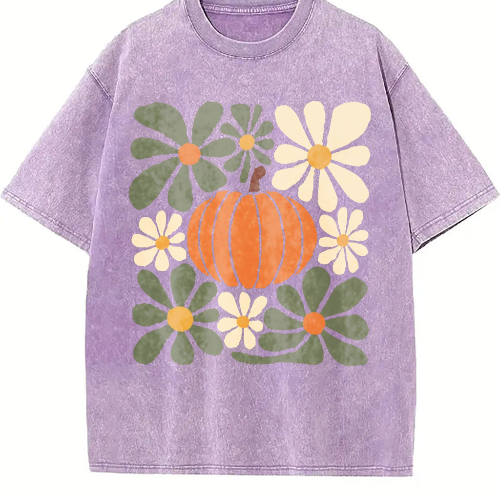 Pumpkin Vintage Washed T-Shirt product image 6