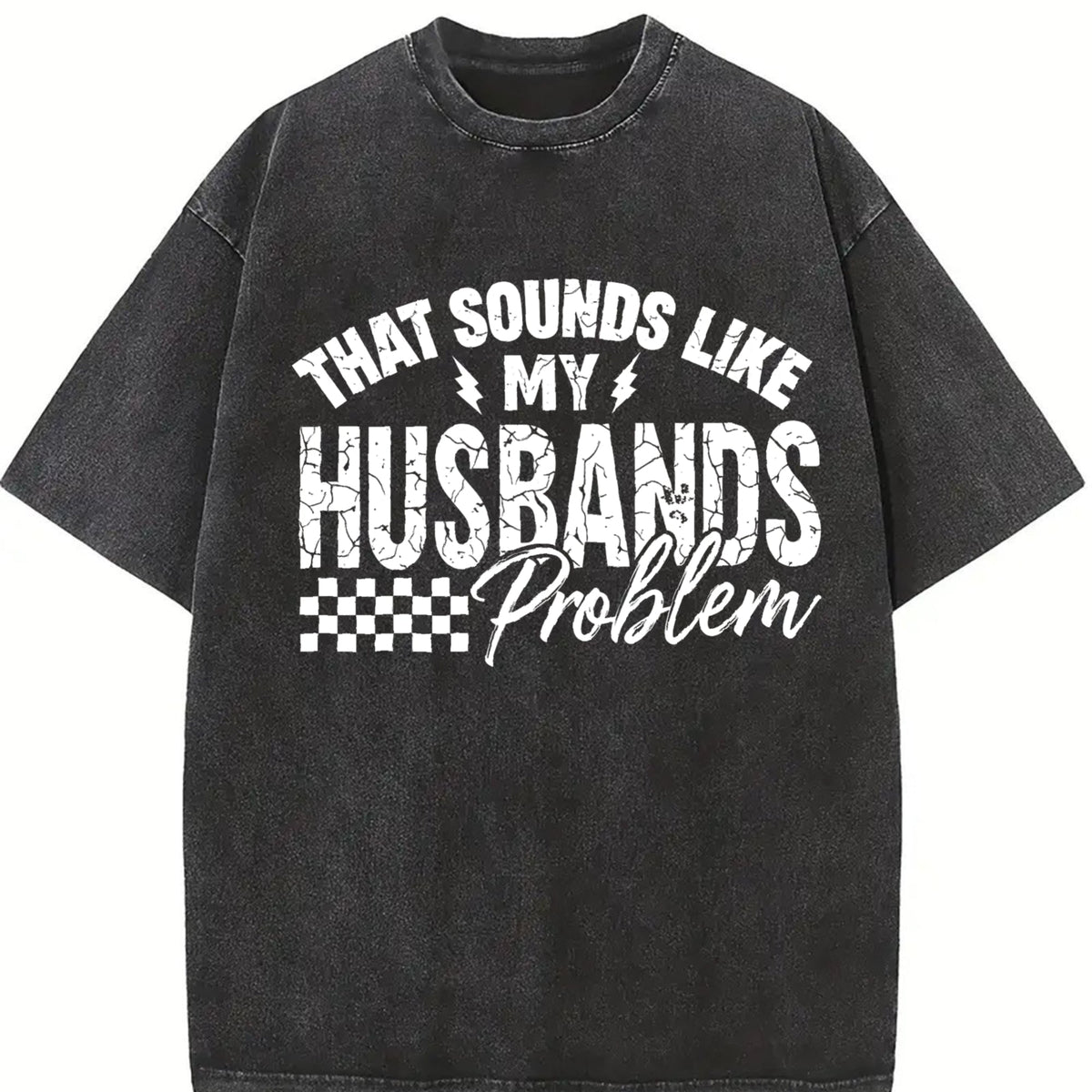 Humorous Family Issues Fun Vintage Washed T-Shirt product image 2