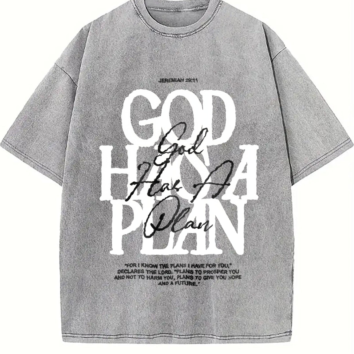Christian - God Has A Plan Jeremiah 29:11 Vintage Washed product image 5