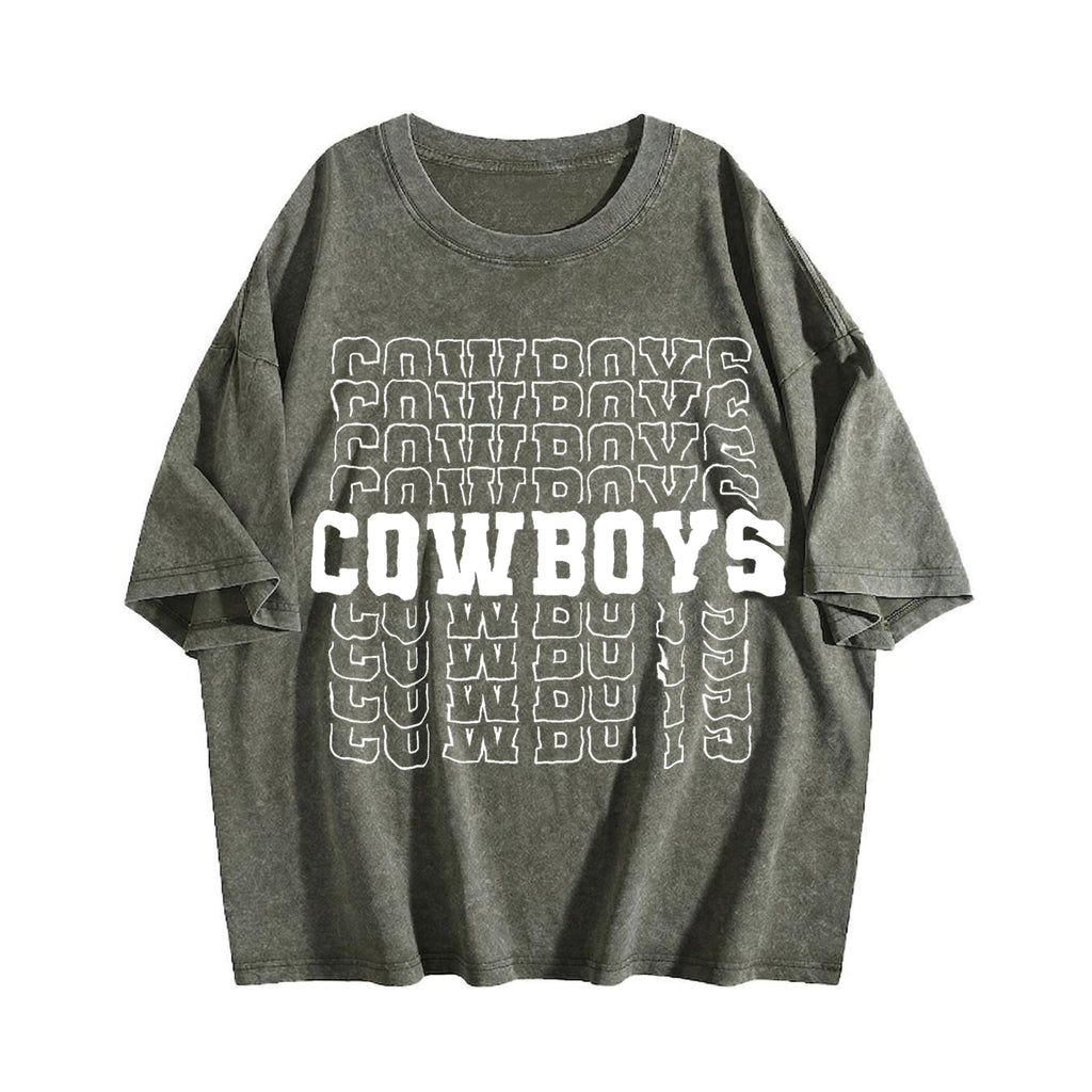 Cowboys Family Team Mascot Vintage Washed T-Shirt product image 4
