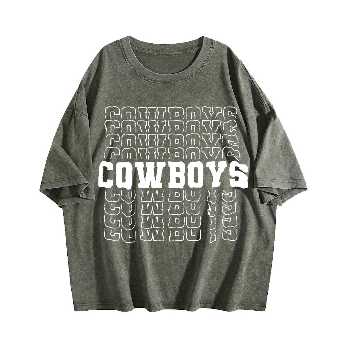 Cowboys Family Team Mascot Vintage Washed T-Shirt product image 4