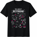 Bestfriend Map Soul Sister Cotton T-Shirt product image 1