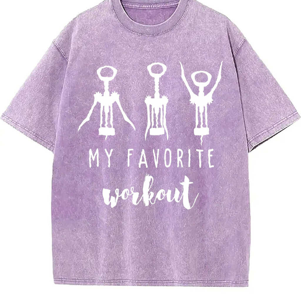 Funny Wine Vintage Washed T-Shirt product image 6