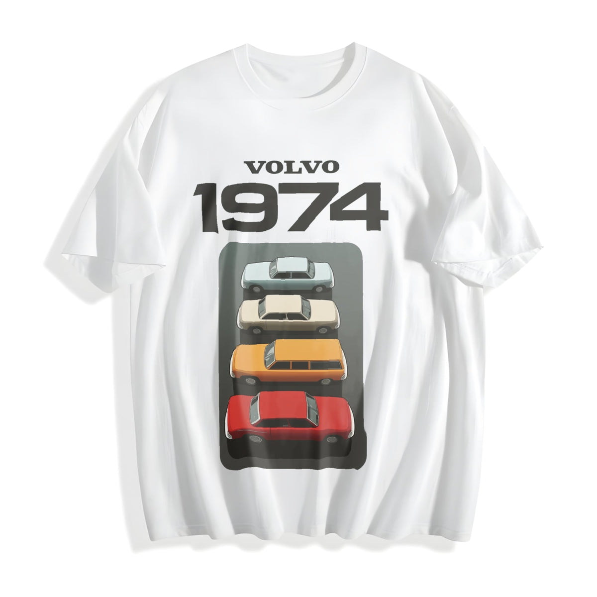 Volvo 1974 Marketing Campaign Cotton T-Shirt product image 2