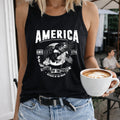 By Sarah Patriotic Home Of Free Because Of Brave 4th July Women's Tank Top