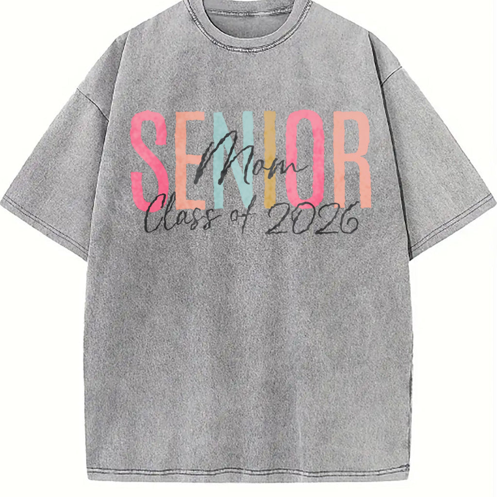 Senior Class Of 2026 Family Vintage Washed T-Shirt product image 5