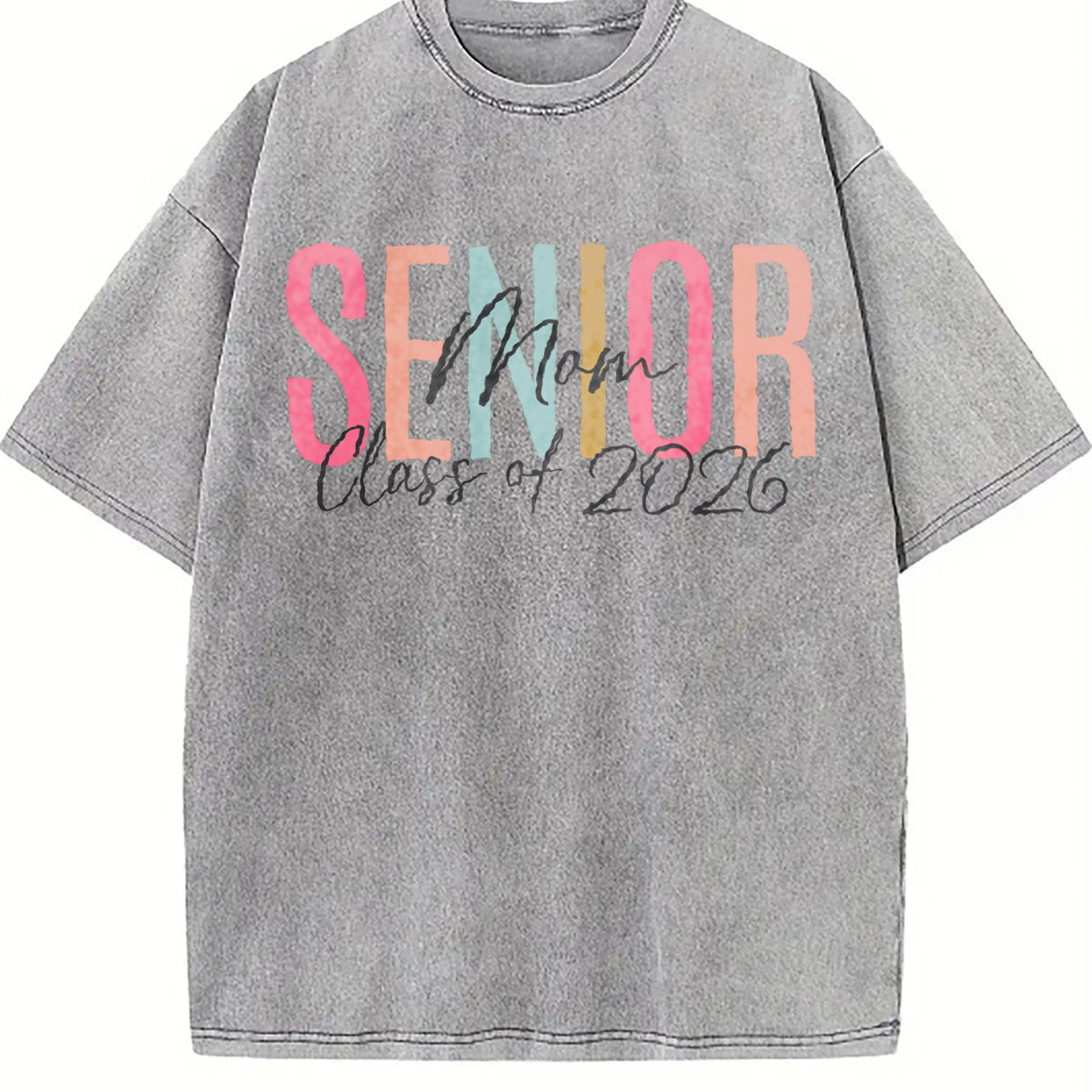 Senior Class Of 2026 Family Vintage Washed T-Shirt product image 5