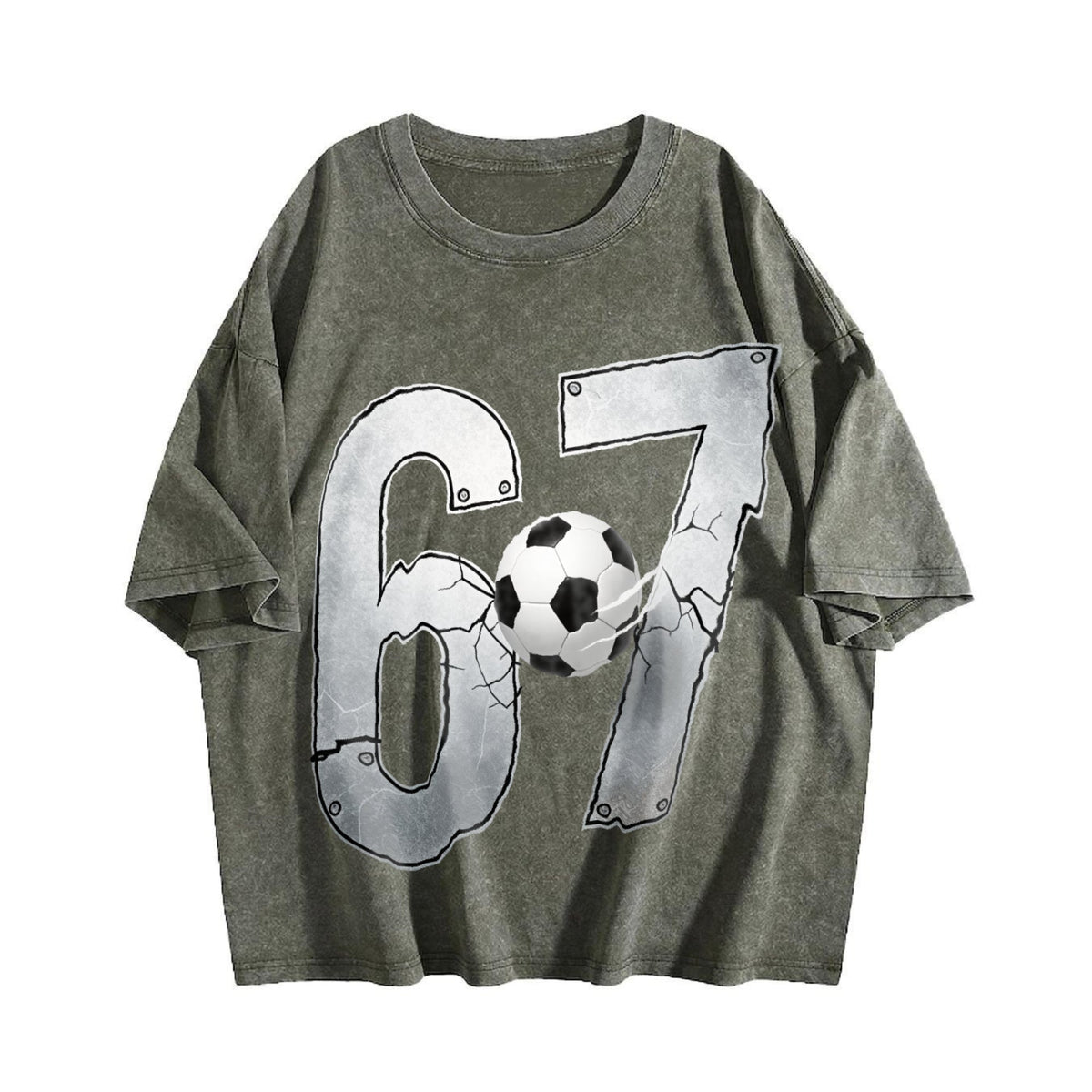 Global Soccer Fan Vintage Washed T-Shirt product image 4