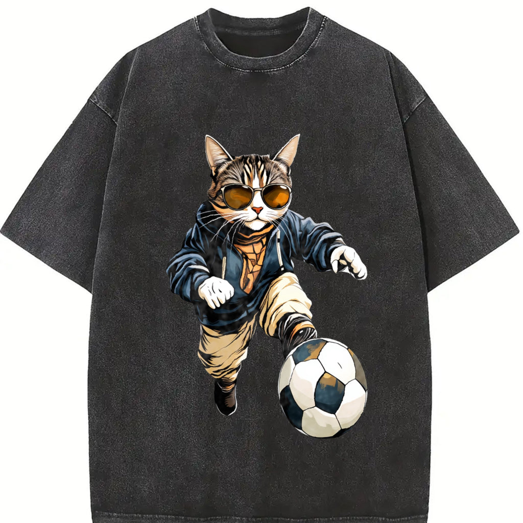 Global Soccer Fan Vintage Washed T-Shirt product image 2
