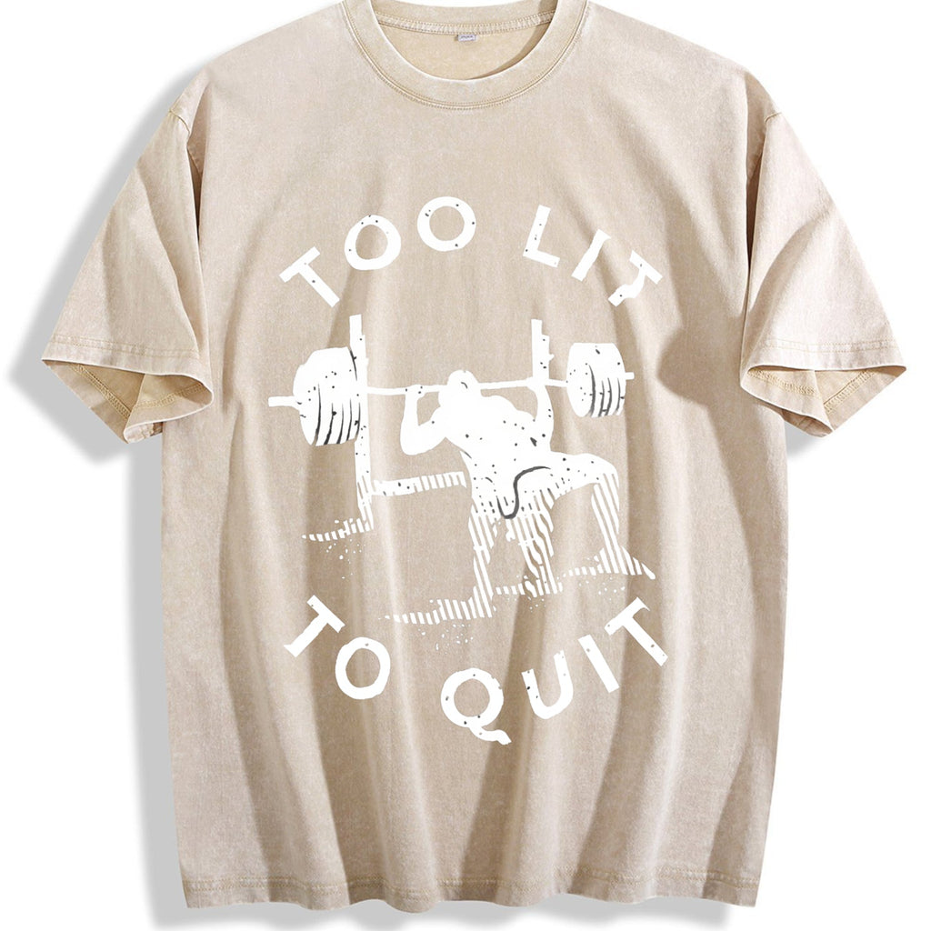 Gym Motivation Vintage Washed T-Shirt product image 1