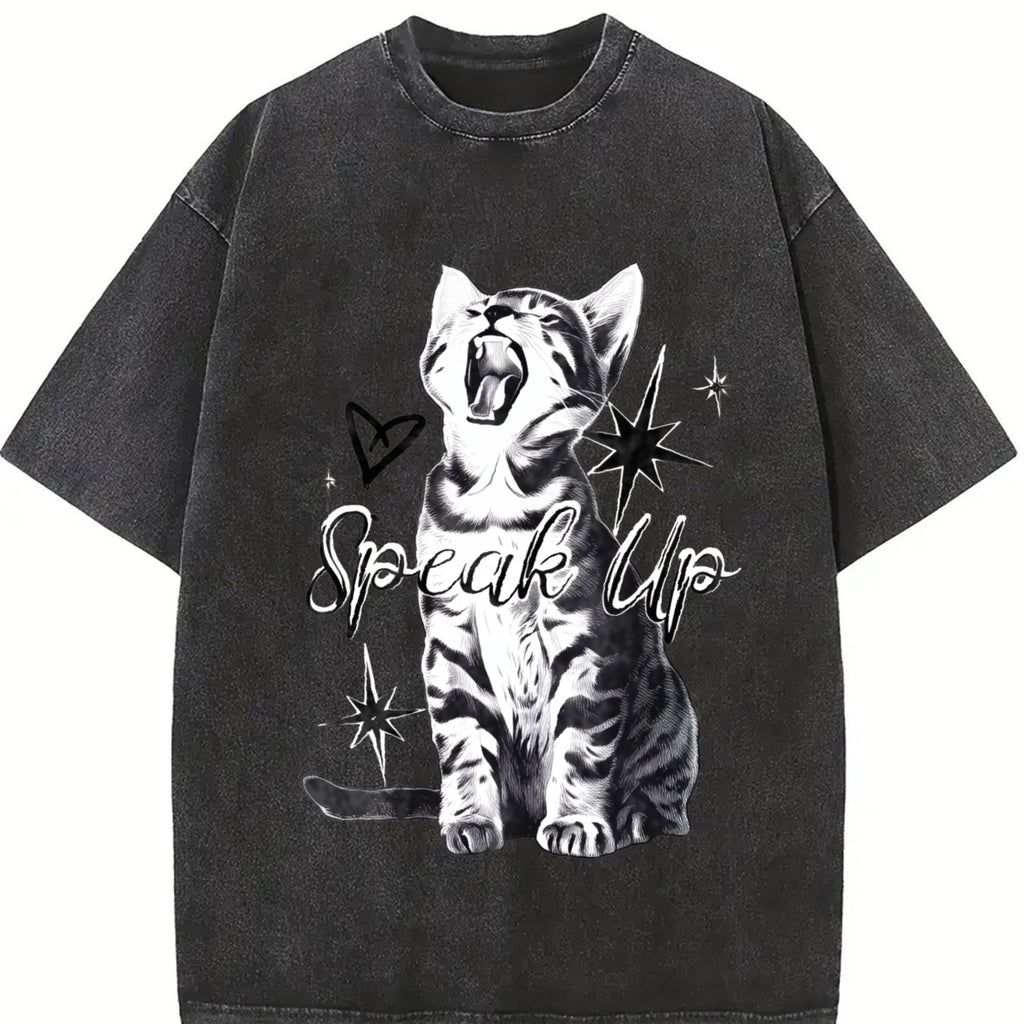 Grunge Punk Vintage Washed T-Shirt product image 2
