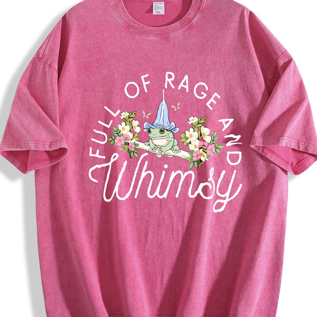 Full of Rage and Whimsy Frog Vintage Washed T-Shirt product image 7