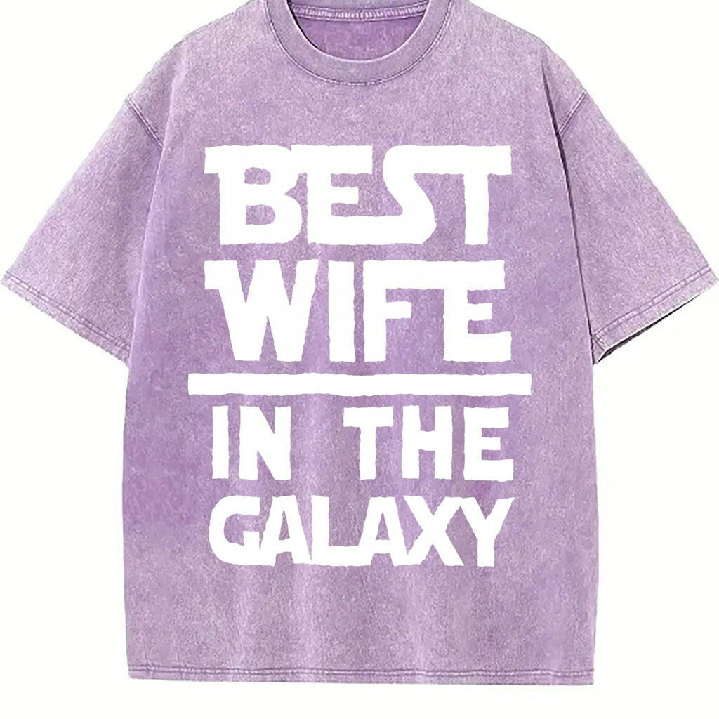 Funny Daughter Wife Slogan Vintage Washed T-Shirt product image 6