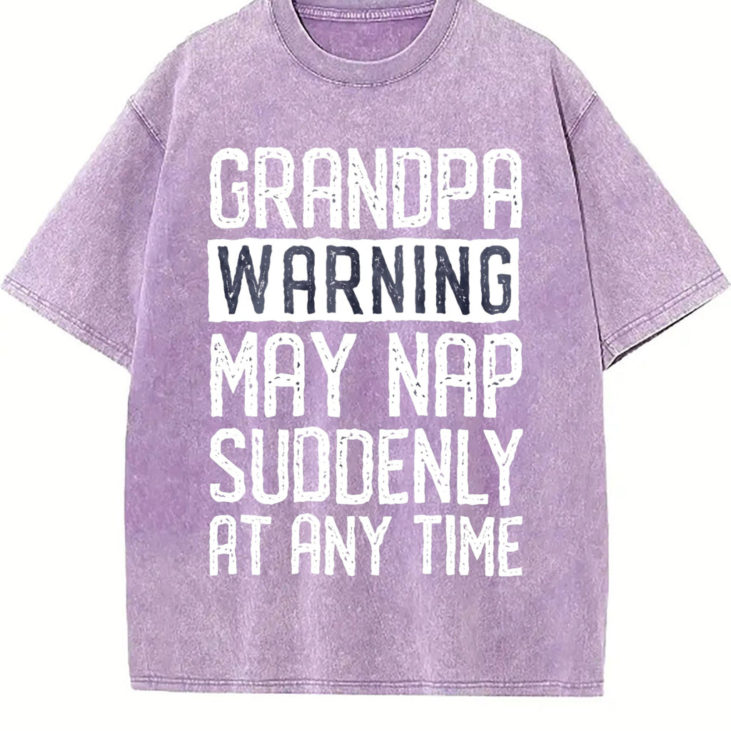 Grandpa Funny Vintage Washed T-Shirt product image 6