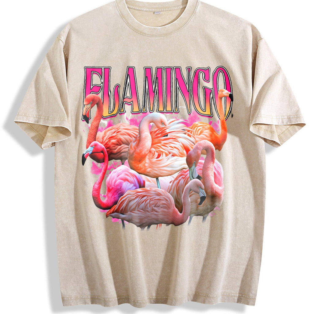 Flamingo Vintage Washed T-Shirt product image 1