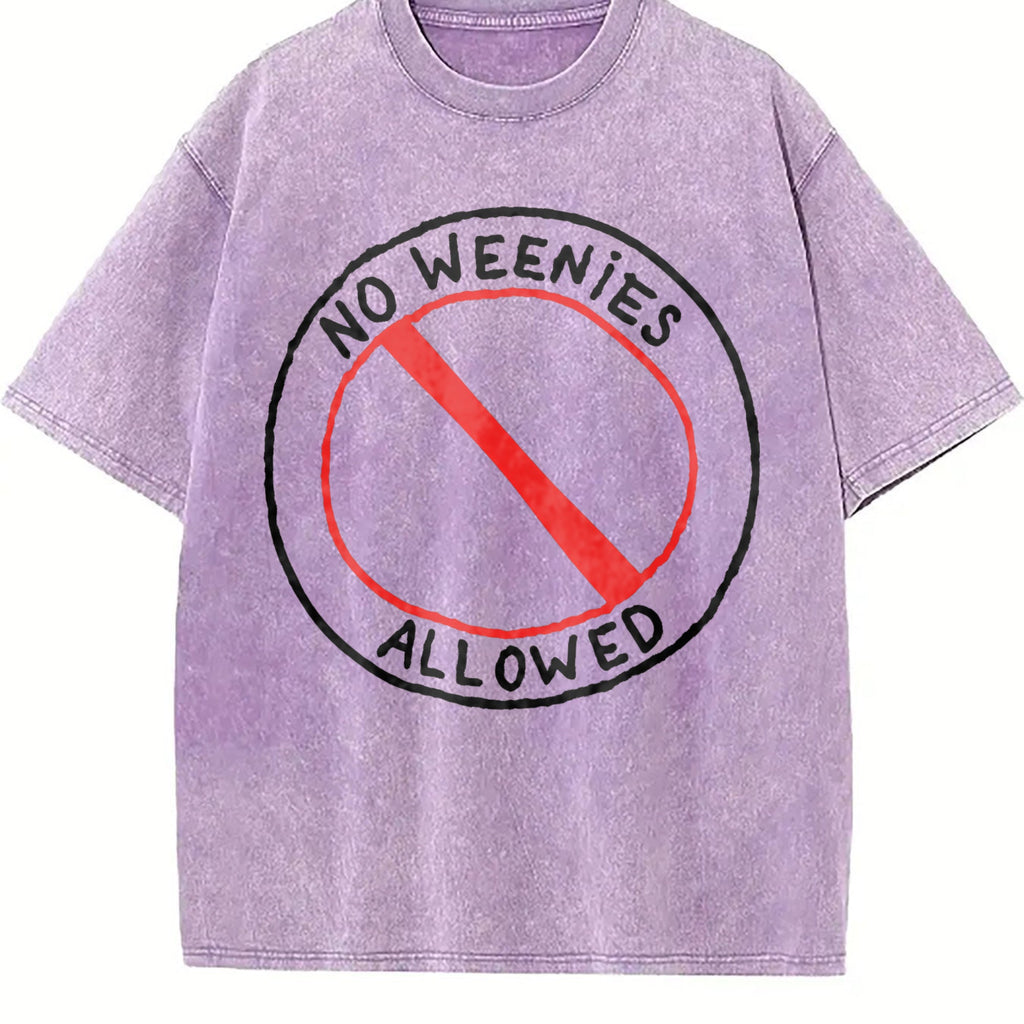 No Weenies Allowed Vintage Washed T-Shirt product image 6