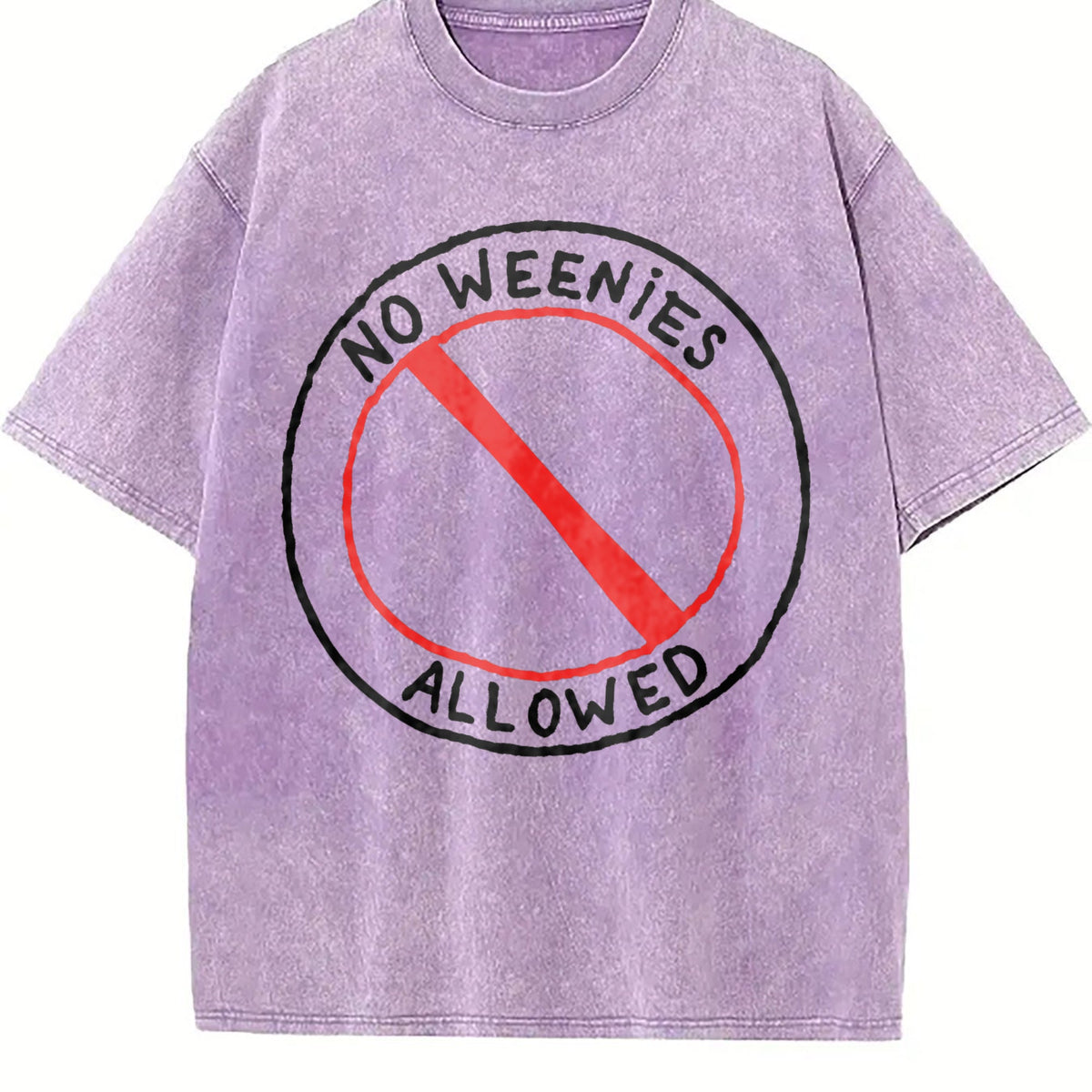 No Weenies Allowed Vintage Washed T-Shirt product image 6