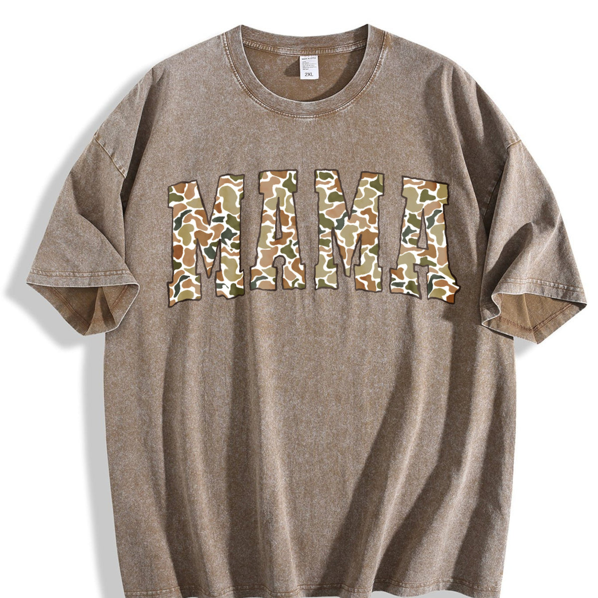 Camouflage Mama Vintage Washed T-Shirt product image 3