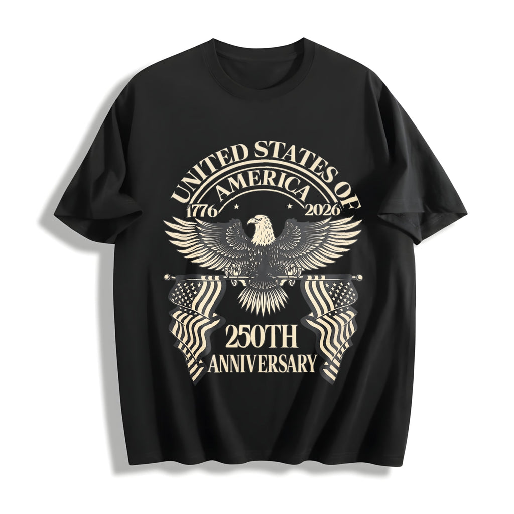 250 Years USA Anniversary Cotton T-Shirt product image 1