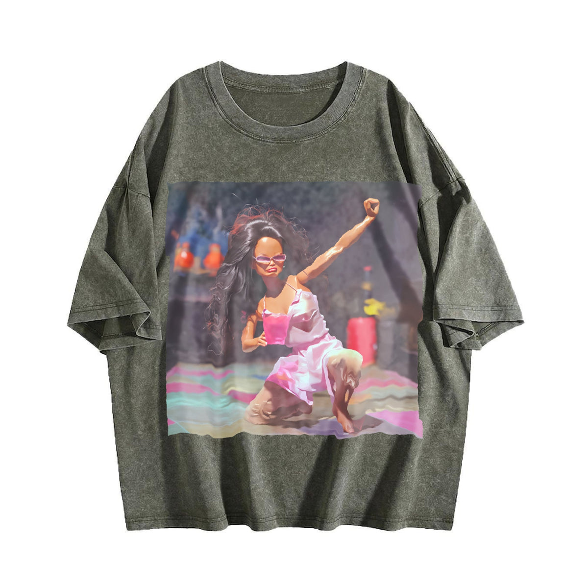 Dancing Doll Party Vintage Washed T-Shirt product image 4