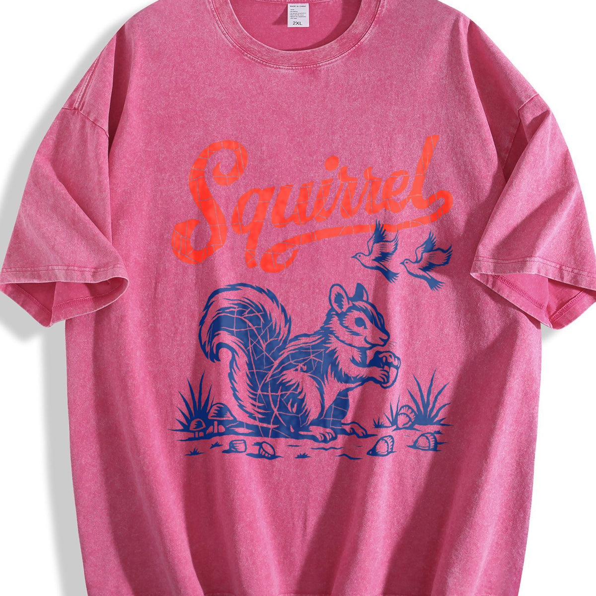 Squirrel Ringer Vintage Washed T-Shirt product image 7