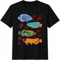 Colorful Tropical Fish Cotton T-Shirt product image 1
