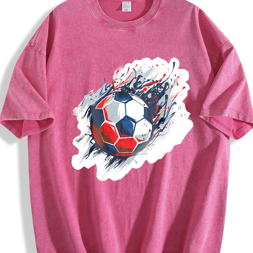Global Soccer Fan Vintage Washed T-Shirt product image 7