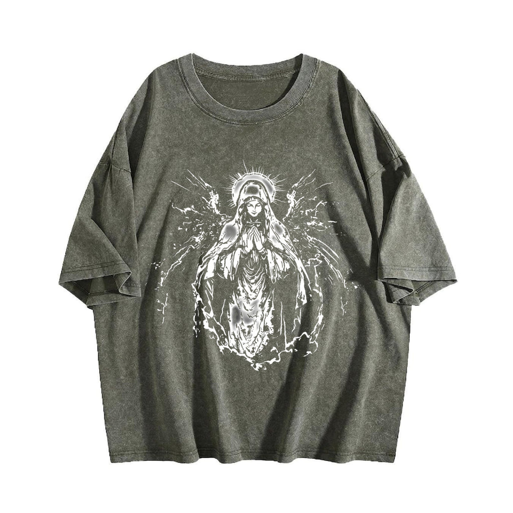 Virgin Mary Vintage Washed T-Shirt product image 4
