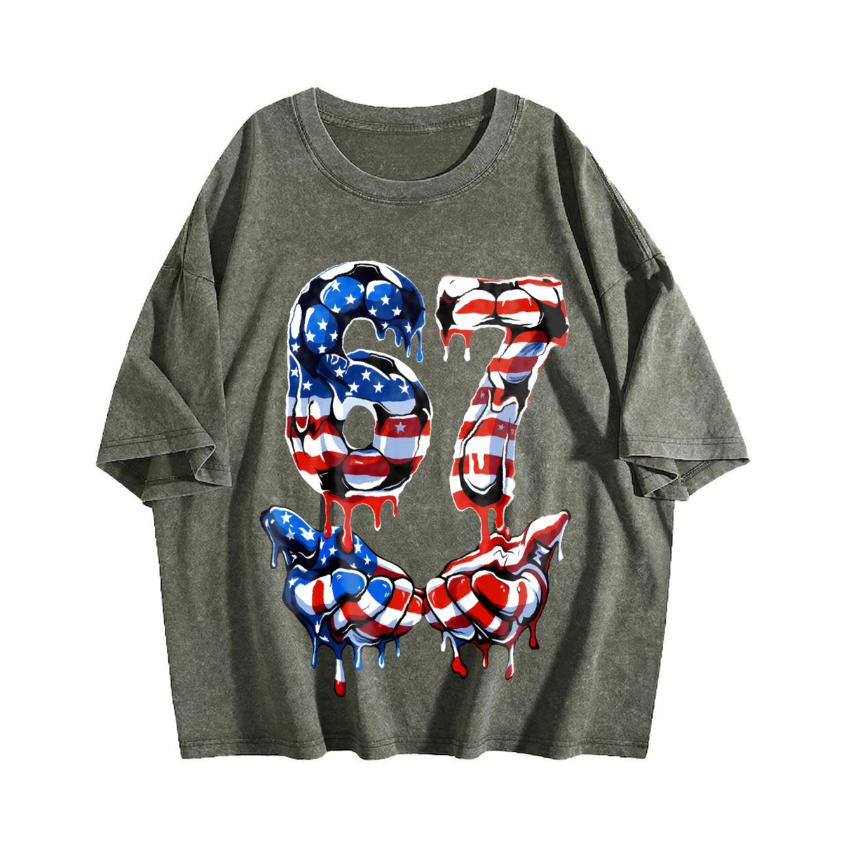 Global Soccer Fan Vintage Washed T-Shirt product image 4