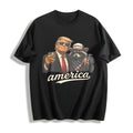Funny Trump Raccoon Hot Dog Cotton T-Shirt product image 1